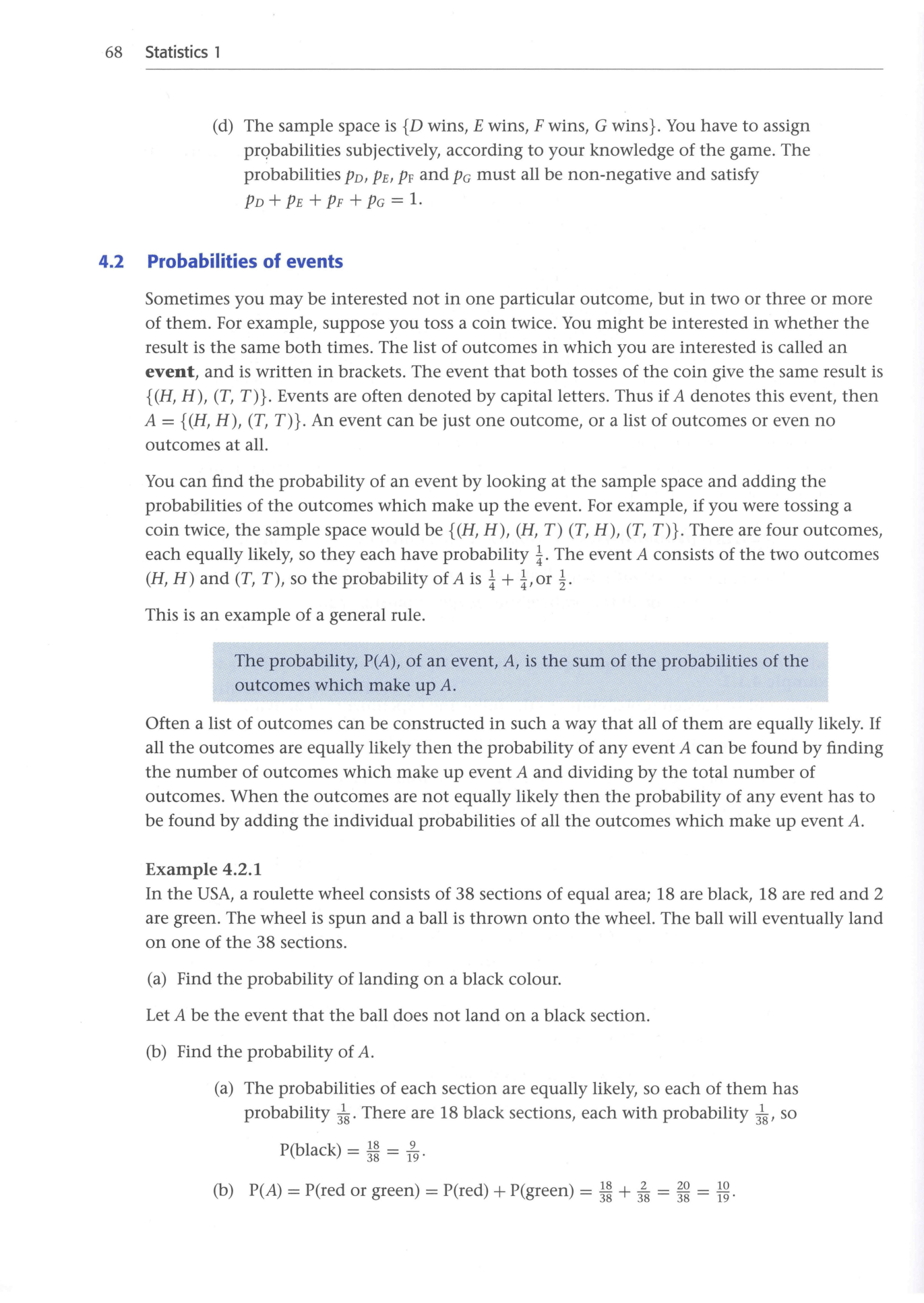 Cambridge Statistics